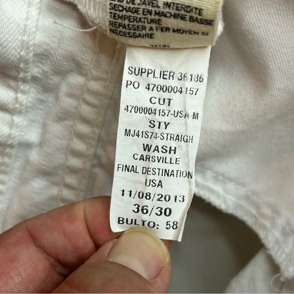 Denim & Supply Ralph Lauren Men's Off-White Bootcut Jeans - Picture 7 of 12